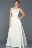 Длинное Вечернее Платье Белый AN2499