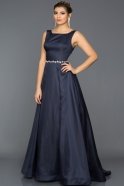Длинное Вечернее Платье Темно-синий AN2499