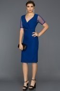 Короткое Вечернее Платье Ярко-синий AR37012