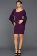 Короткое Вечернее Платье Пурпурный AR38113