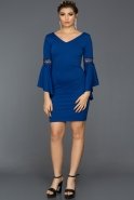 Короткое Вечернее Платье Ярко-синий AR38113