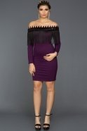 Короткое Вечернее Платье Пурпурный AR38164