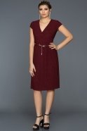 Короткое Вечернее Платье Бордовый AR39030