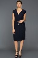 Короткое Вечернее Платье Темно-синий AR39030