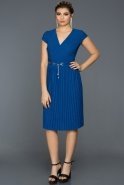 Короткое Вечернее Платье Ярко-синий AR39030