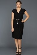 Короткое Вечернее Платье Черный AR39030