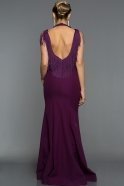 Длинное Вечернее Платье Фиолетовый ABU017
