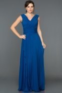 Длинное Вечернее Платье Ярко-синий AN2390