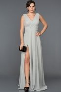 Длинное Помолвочное Платье Серый AN2513