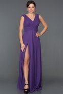 Длинное Помолвочное Платье Пурпурный AN2513