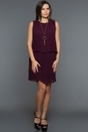 Короткое Вечернее Платье Пурпурный ABK115