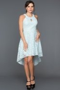 Короткое Вечернее Платье Синий ABK116