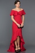Короткое Вечернее Платье красный ABO012