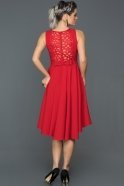 Короткое Вечернее Платье красный ABK097