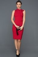 Короткое Вечернее Платье красный ES3790
