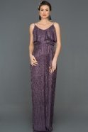 Длинное Выпускное Платье Пурпурный AR39034