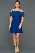 Мини Пригласительное Платье Ярко-синий AR37018
