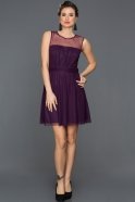 Мини Выпускное Платье Пурпурный AR37020