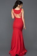 Длинное Вечернее Платье Русалка красный ABU133