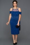 Вечернее Платье Большого Размера Ярко-синий AR37050