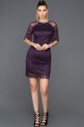 Короткое Платье На Приглашение Пурпурный N98818
