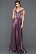 Длинное Помолвочное Платье Пурпурный ABU263