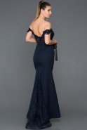 Длинное Вечернее Платье Темно-синий ABU013