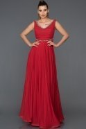Длинное Помолвочное Платье красный AB7085