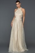 Длинное Помолвочное Платье Белый AB7513