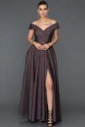 Длинное Помолвочное Платье Фиолетовый ABU204