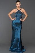 Длинное Вечернее Платье Русалка Ярко-синий AB2576