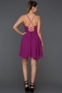 Короткое Выпускное Платье Пурпурный ABK001