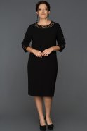 Вечернее Платье Большого Размера Черный ABK226