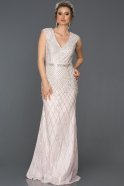 Длинное Помолвочное Платье розовый AB303
