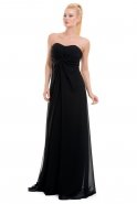 Длинное Вечернее Платье Черный O4076