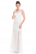 Длинное Вечернее Платье Белый C3277