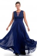 Вечернее Платье Свободного Кроя Темно-синий AL8630