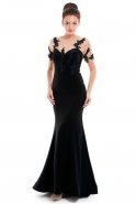 Длинное Вечернее Платье Черный AL8548