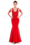 Длинное Вечернее Платье красный AL8548