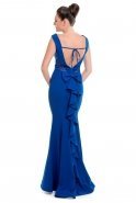 Длинное Вечернее Платье Ярко-синий F1970