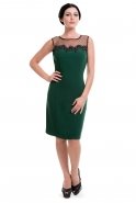 Короткое Коктейльное Платье зелёный M1376