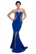 Длинное Вечернее Платье Ярко-синий O1335