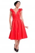 Короткое Вечернее Платье красный K4351429