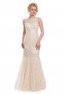 Длинное Вечернее Платье Белый S4041