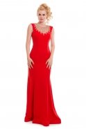 Длинное Вечернее Платье красный C3173