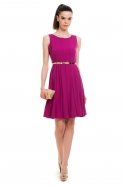 Короткое Вечернее Платье Пурпурный T2124