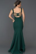 Длинное Выпускное Платье Русалка Изумрудно-зеленый ABU178