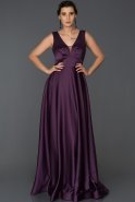 Длинное Помолвочное Платье Пурпурный ABU305