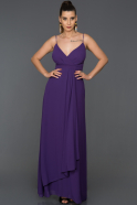 Длинное Выпускное Платье Пурпурный ABU119