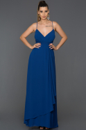 Длинное Выпускное Платье Ярко-синий ABU119